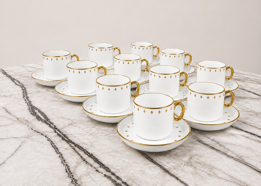 Elegant Coffee Cup & Saucer Set
