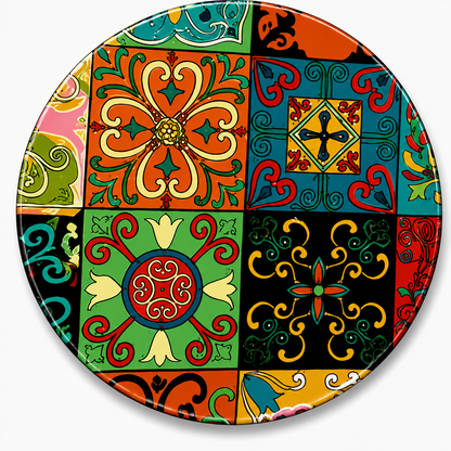 Mandala Style Drink Coasters