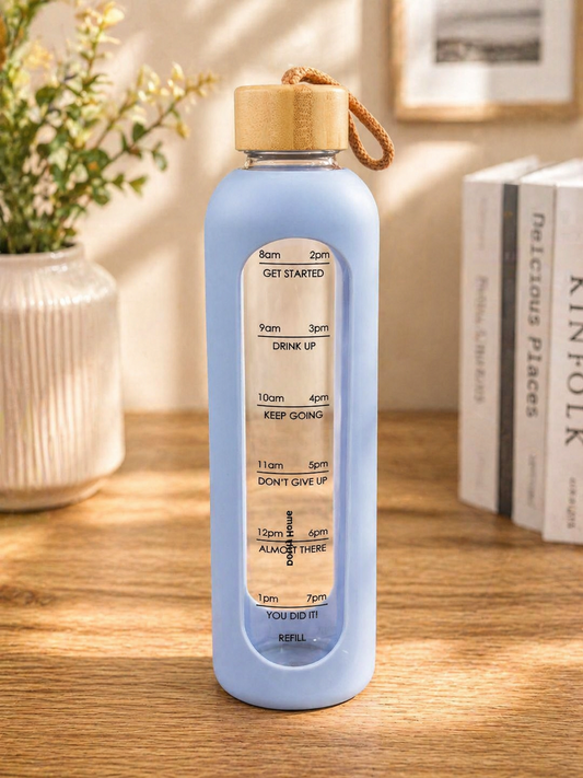Glass Bottle with Silicone Sleeve