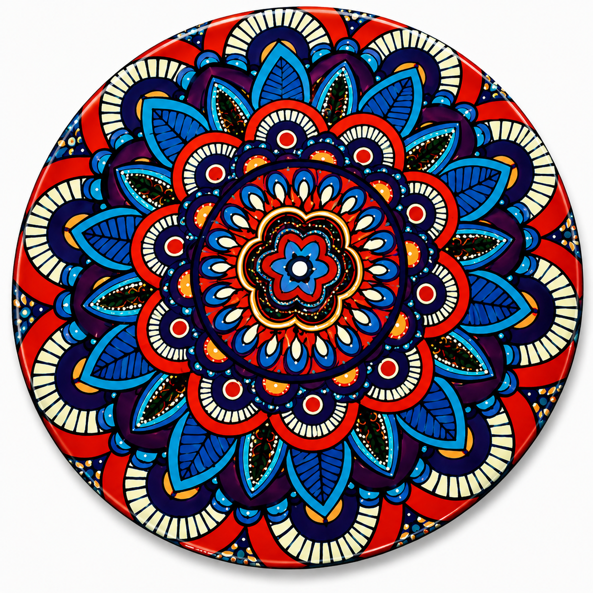 Mandala Style Drink Coasters