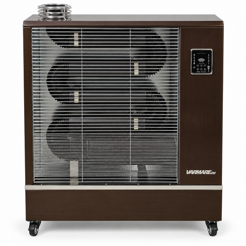 VARMARE Fan-Assisted Heater – Graphite Dark brown V600