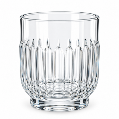 Clear Ribbed Highball Glass