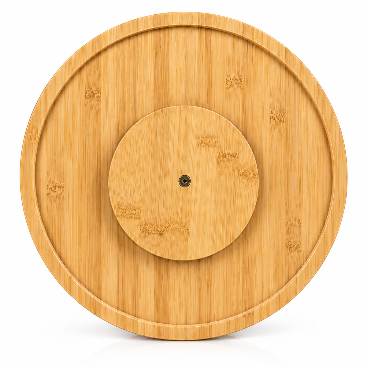 Round Bamboo Rotating Serving Board (Lazy Susan)