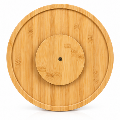 Round Bamboo Rotating Serving Board (Lazy Susan)