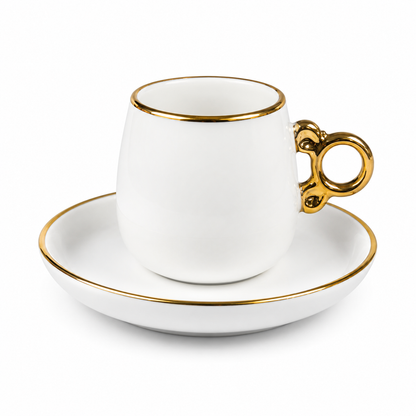 Prestige White & Gold Coffee Collection