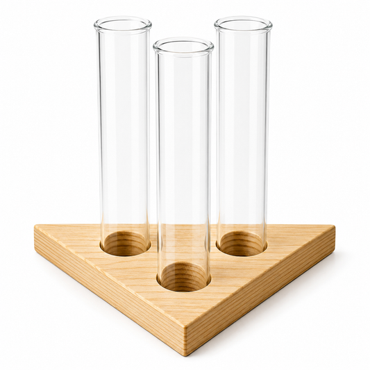 Elegant Trio Glass Vase Set