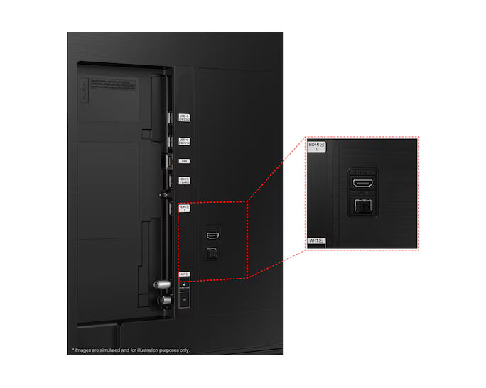 SAMSUNG 75”QLED Q60D 4K Smart TV Built‑in Receiver – 4x HDMI, 2x USB