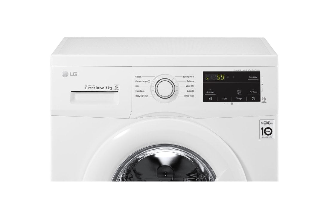 LG Washing Machine 7kg F2J3QD White