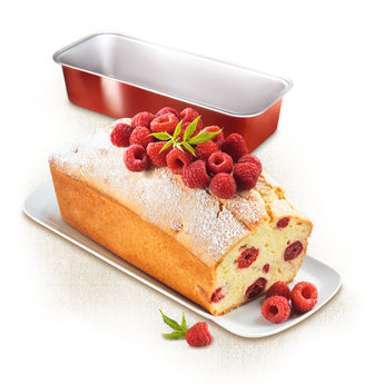 TEFAL J1640114 BW DELIBAKE RED CARBON STEEL CAKE TIN 30CM