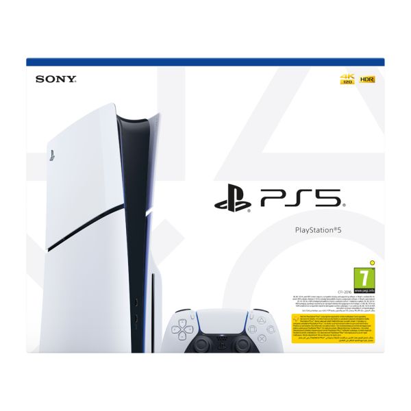 Sony PlayStation 5 Slim Edition Gaming Console 1 TB Disk Edition PS5