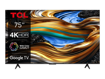 TCL 50P755 50” 4K HDR Smart TV Google TV – 3x HDMI, 1x USB